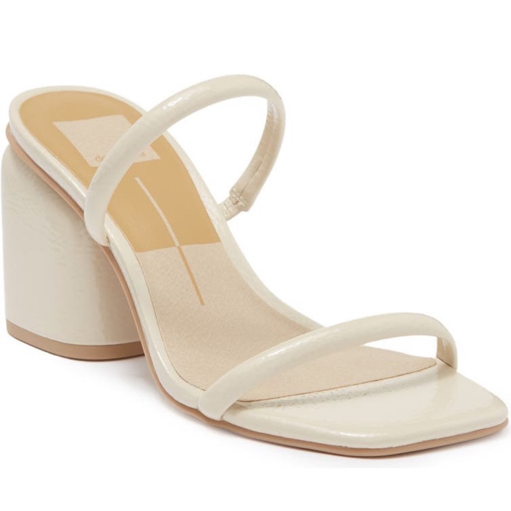 Dolce Vita Cream Block Heel Sandals
